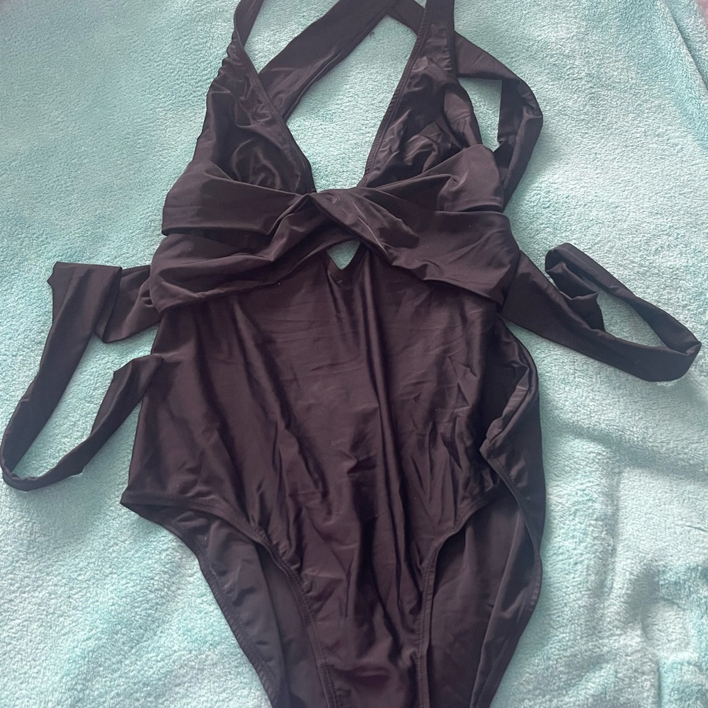 Kids Black One Piece Swimsuit